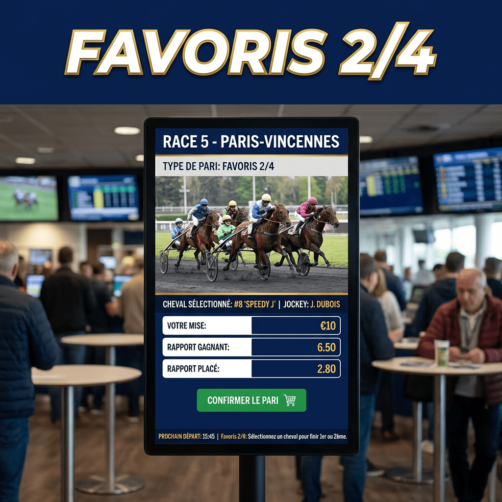 Favoris 2/4 horse racing betting visual